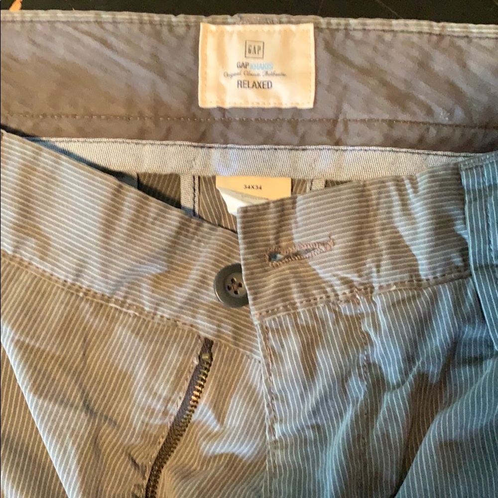 34 x 34 GAP Relaxed fit gray khakis